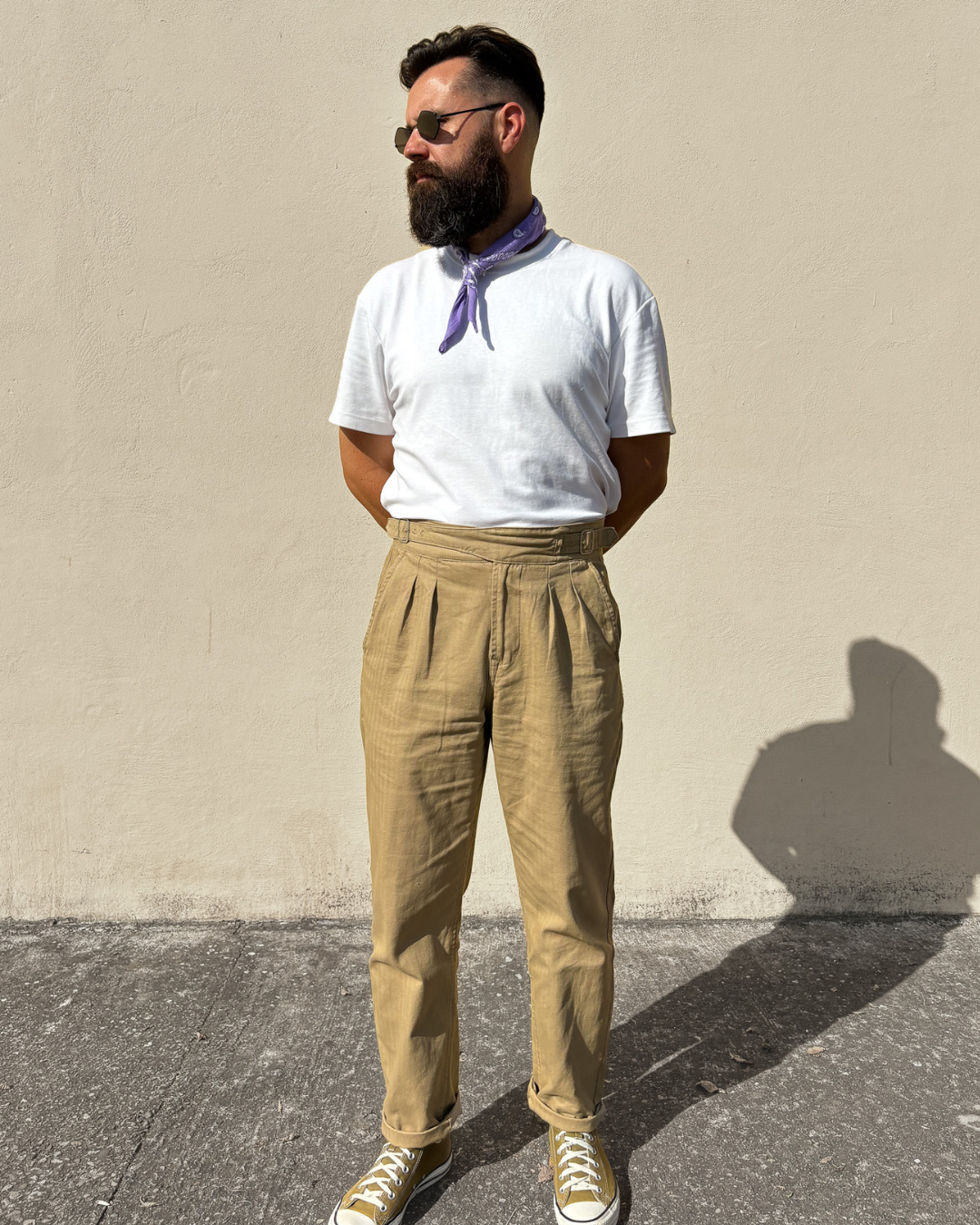 DOCKERS DOUBLE CLAMP CHINESE PANTS