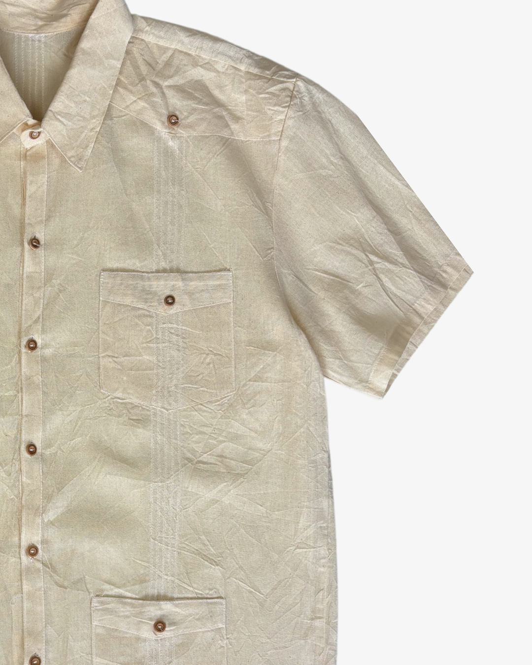 CAMISA GUAYABERA 100% LINO · T - XL