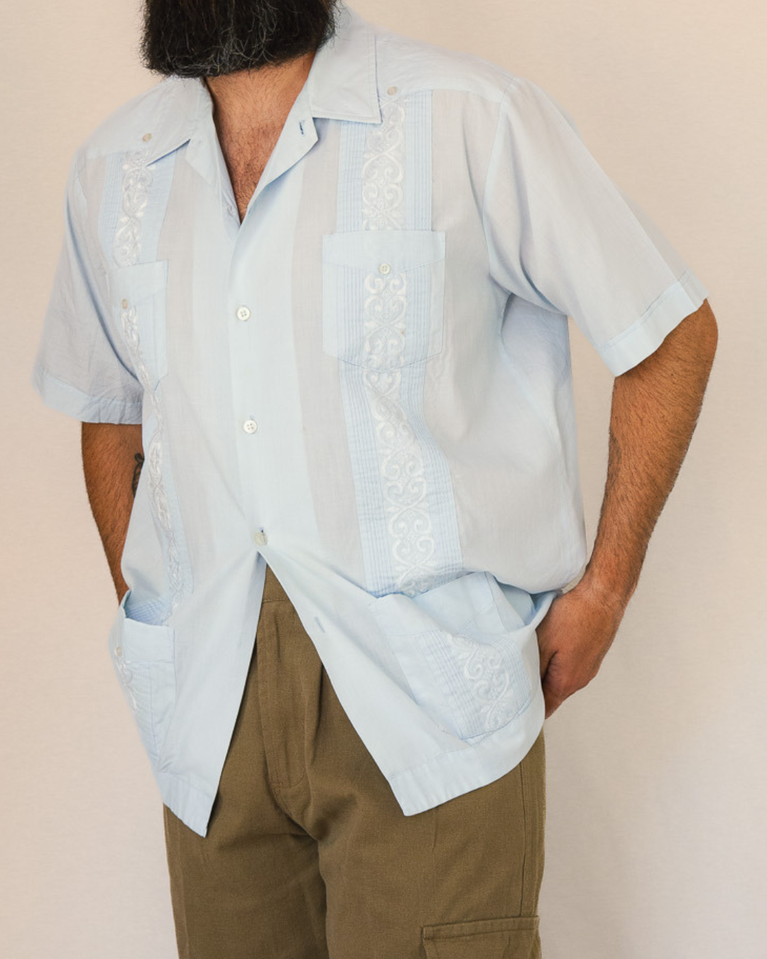 CAMISA GUAYABERA · T - XL