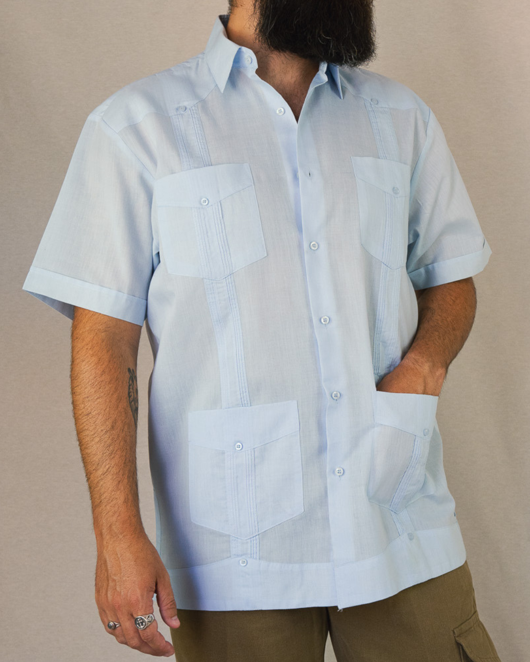 CAMISA GUAYABERA · T - M